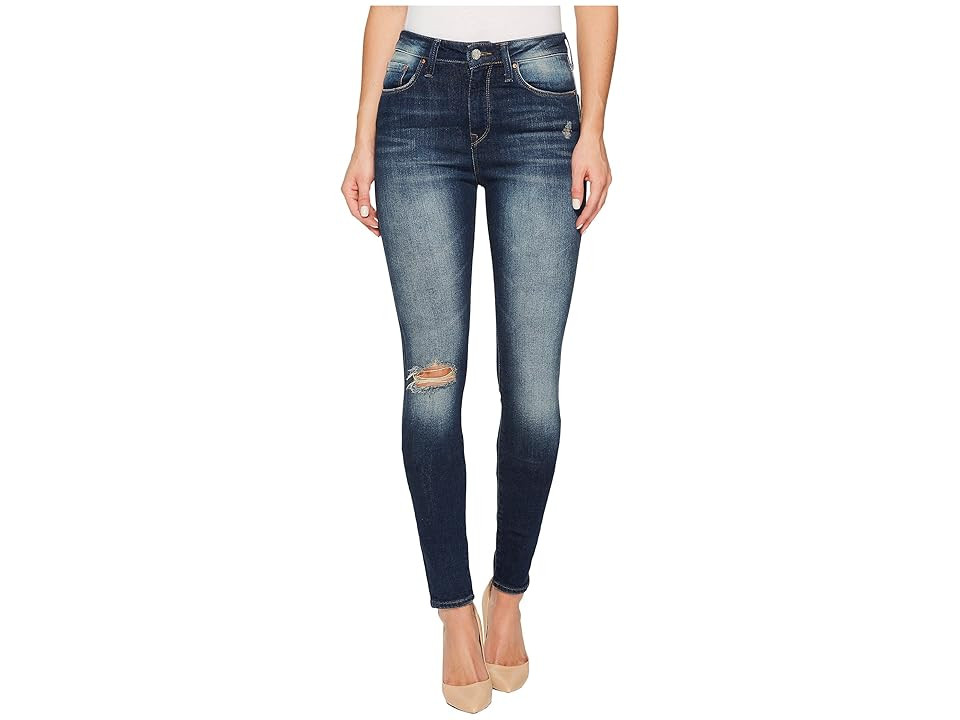 Mavi Jeans Lucy High-Rise Super Skinny in Ocean Blue Vintage (Ocean Blue Vintage) Women's Jeans | 6pm