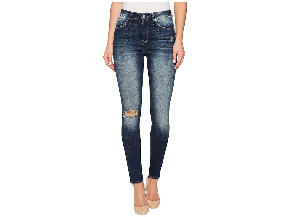Mavi Jeans Lucy High-Rise Super Skinny in Ocean Blue Vintage (Ocean Blue Vintage) Women's Jeans | 6pm