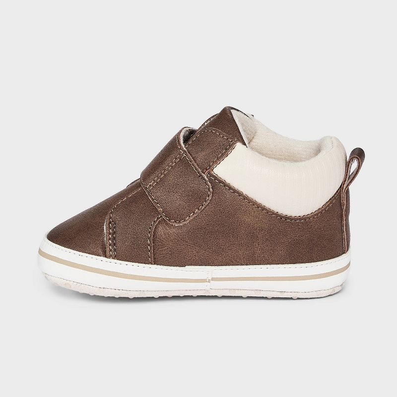 Baby High-Top Sneakers - Cloud Island™ Brown 3-6M | Target