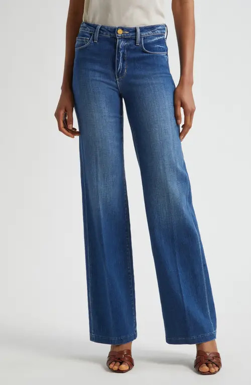 L'AGENCE Clayton Wide Leg Jeans in Kaplan at Nordstrom, Size 30 | Nordstrom
