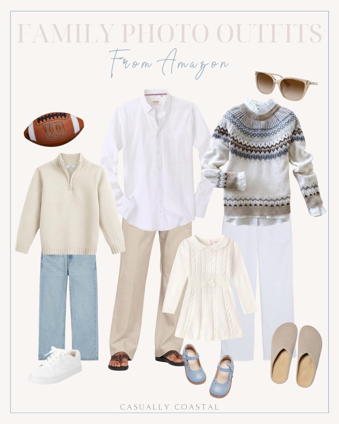 Family Photo Outfits From Amazon

Fall family photos, fall outfit, outfit inspo, white jeans, fall sweater, Amazon outfit, Amazon jeans, Amazon sweater, Amazon football, Amazon sunglasses, Amazon button down shirt, Amazon men’s outfit, Amazon fall shoes, vineyard vines jeans, white jeans, fair isle sweater, crew neck sweater, Rothy’s vlog, slip on mule, Ralph Lauren sunglasses, men’s cotton linen pants, REEF sandals, men’s solid oxford shirt, white oxford, baby sweater dress, toddler sweater dress, toddler Mary Jane’s, boys cable knitted sweater, boys Levi’s jeans, boys low top sneakers, Wilson football, flannel shirt, oversized button down shirt

#LTKSeasonal