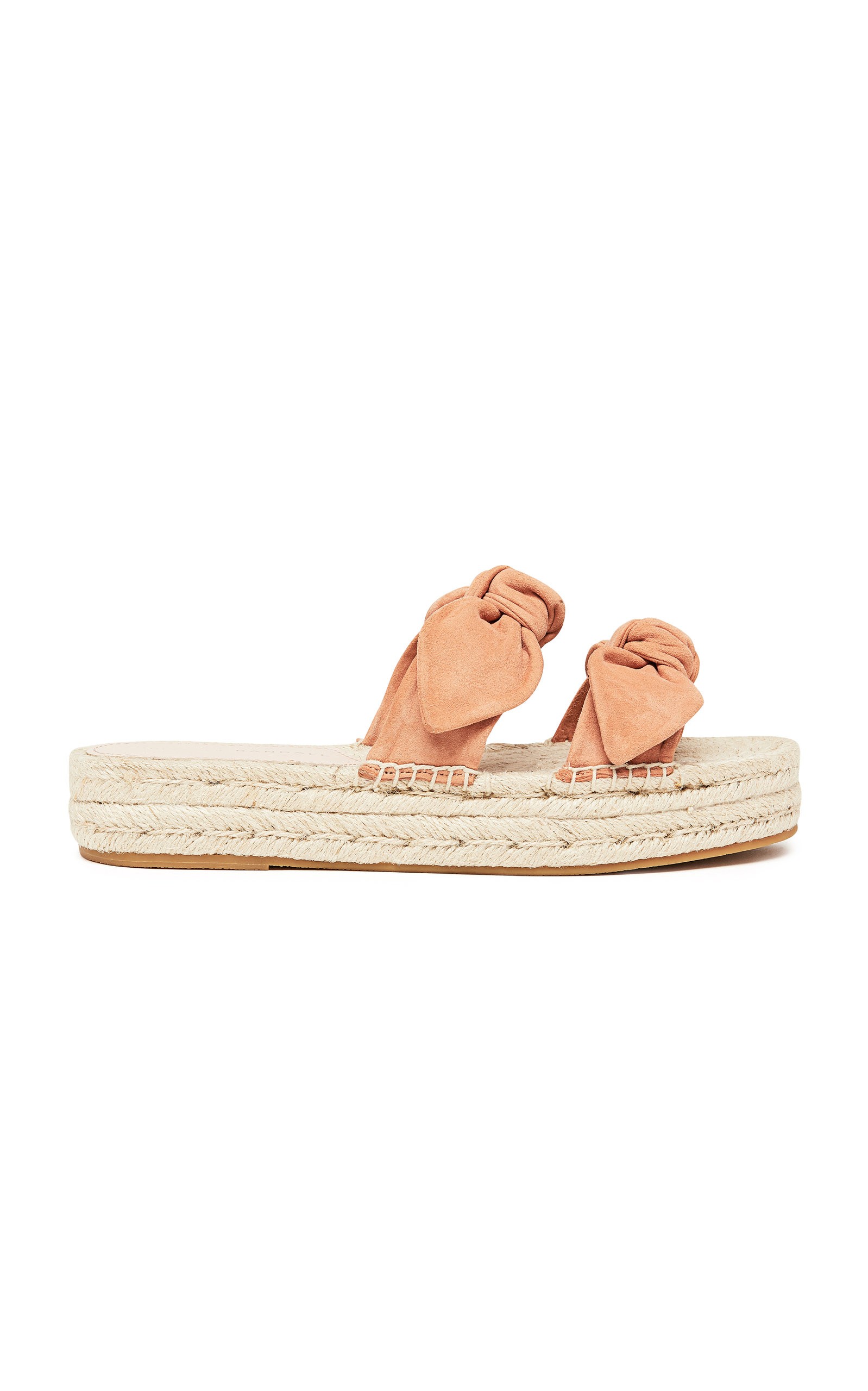 Loeffler Randall Daisy Bow-Detailed Raffia Slides | Moda Operandi Global