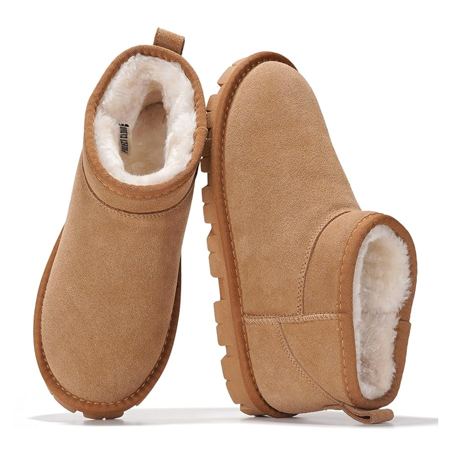 Project Cloud Genuine Leather Ankle Boots for Women – Water Resistant Womens Boots with Memory ... | Amazon (US)