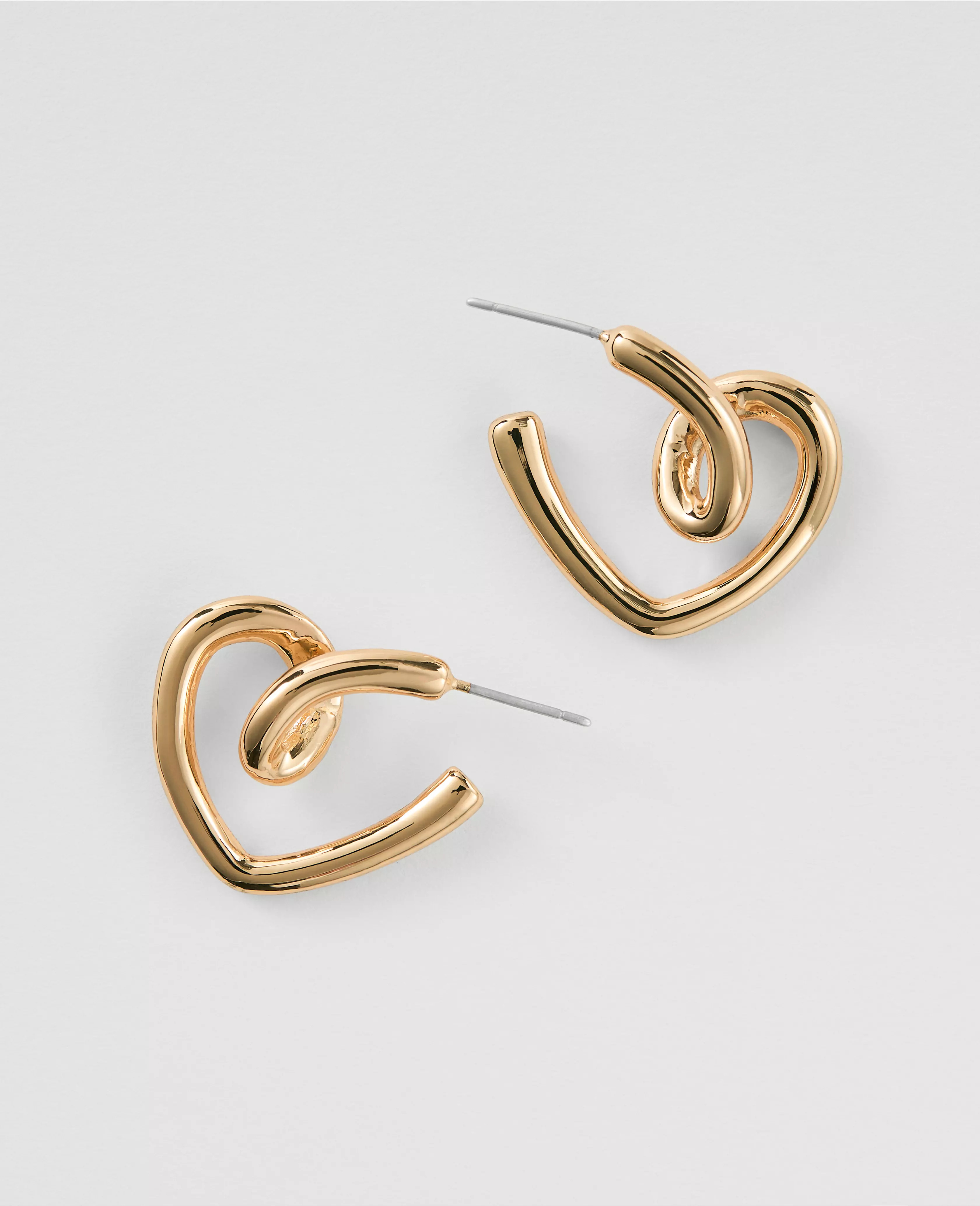 Twisted Heart Drop Earrings | Ann Taylor