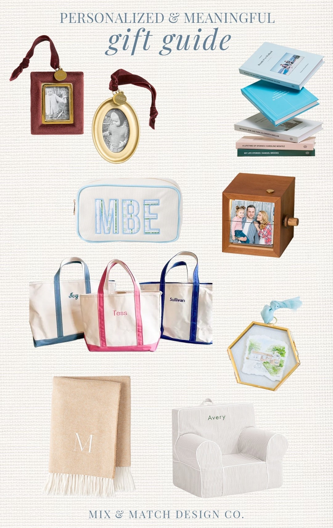 My first gift guide is ready to roll! This one is all about personalized and meaningful gifts that you can order now to get ahead of the holiday rush. Whether it’s a personalized tote bag, a house ornament, or a photo flip book, these are sure to please.

The only one I couldn’t link here is for Storyworth! These are such a cool gift idea especially for grandparents. Look it up if you’re not familiar with it!

#LTKGiftGuide