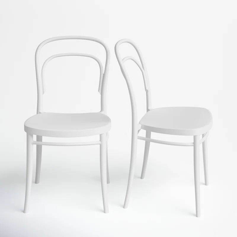 Akira Outdoor Dining Side Chair (Set of 2) | Wayfair North America