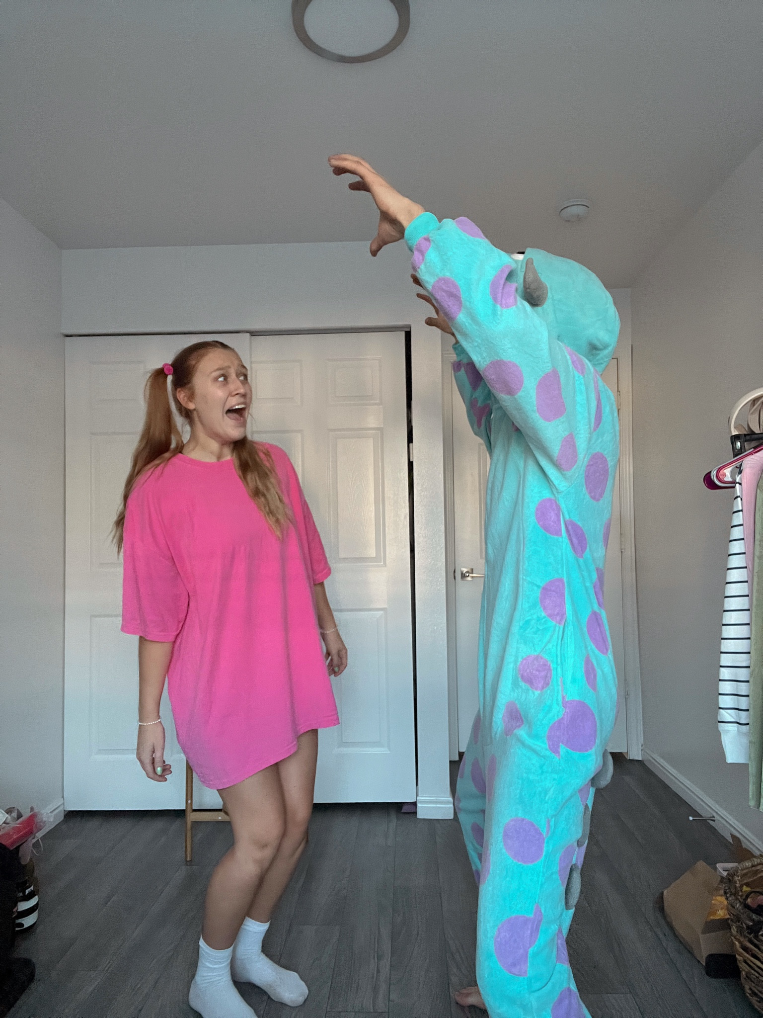 Monsters, Inc. boo and Sully couple costume #couplescostume #costumeinspo #amazoncostume 

#LTKfindsunder50 #LTKHalloween #LTKfindsunder100