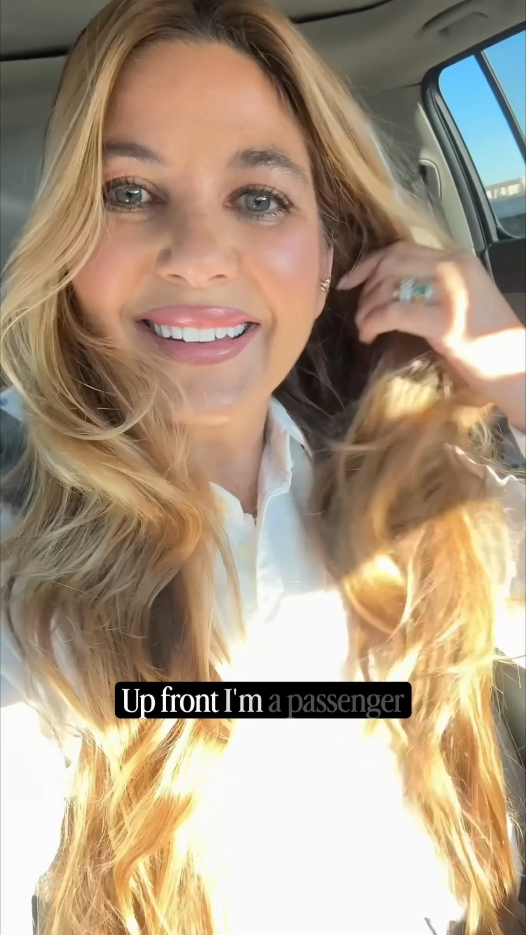 Doing my make up in the car!
Skin: Bader Rich Cream + LMdB Peau Vierge 03
Hair. T3 Hot rollers + Académie Hair Sea Glass
French Face in medium sand and medium deep sand 
BK Beauty 109 brush 
Lip liner in 90s ICON 
Basma bronzer in Tan
Queen Musia Midcentury Pink Blush (available at queenmusia.com use Beautyprofessor-QM to save) 
Sweed blush brush 
Kosas Glimmerose highlighter (on cheeks and eyes)
Dior highlight palette 001
NYX brow gel in Taupe 
Grandewrap mascara 
Armani 503 lipstick 


#LTKdayinmylife #LTKgrwm #LTKBeauty