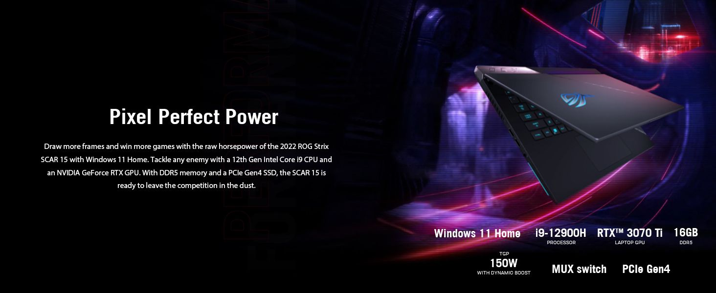 ASUS ROG Strix Scar 15 (2022) Gaming Laptop, 15.6” 300Hz IPS FHD Display, NVIDIA GeForce RTX 30... | Amazon (US)