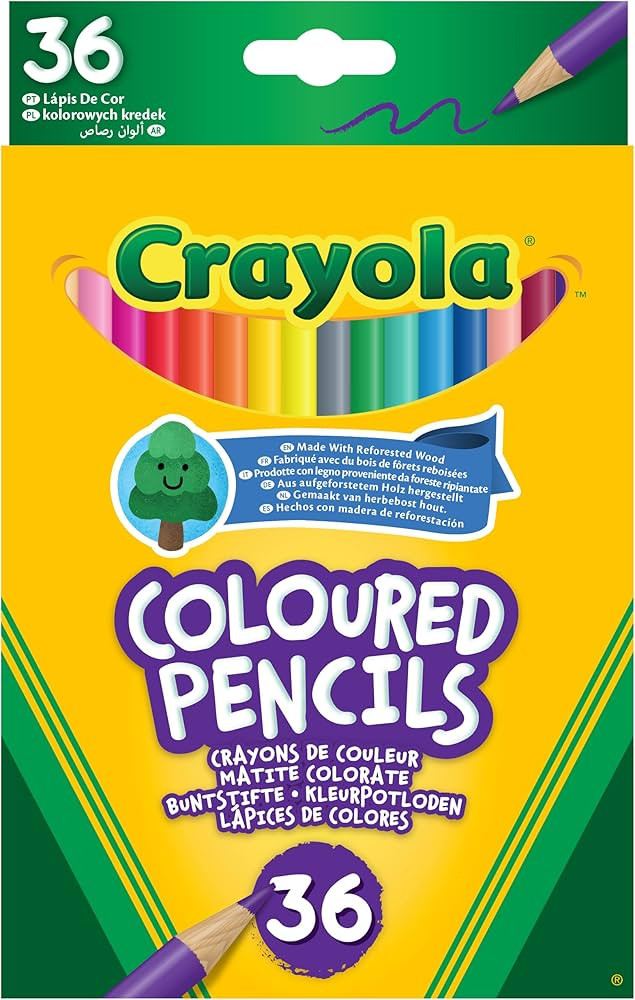 CRAYOLA Colouring Pencils - Assorted Colours (Pack of 36) | A Must-Have for All Kids Arts & Craft... | Amazon (UK)