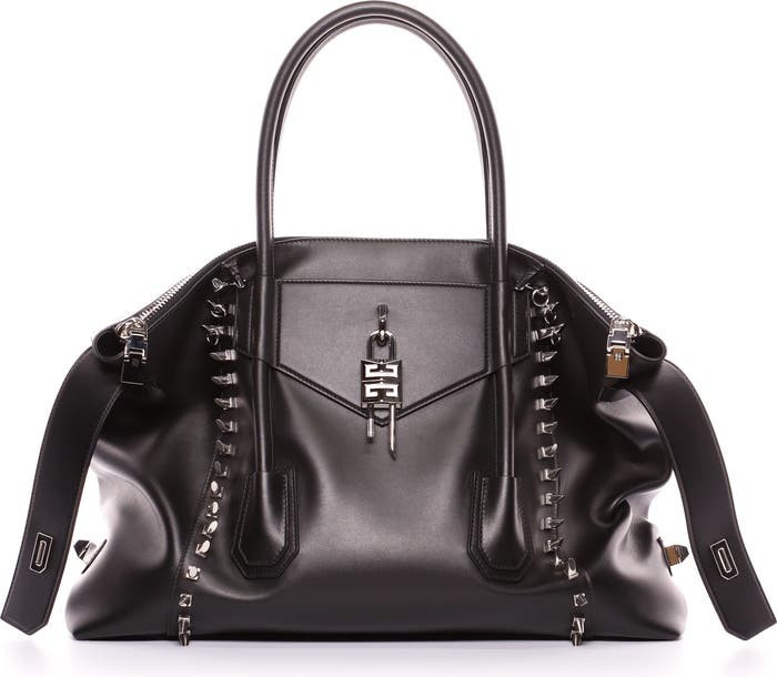 Medium Antigona Soft Lock Spike Leather Top Handle Bag | Nordstrom | Nordstrom