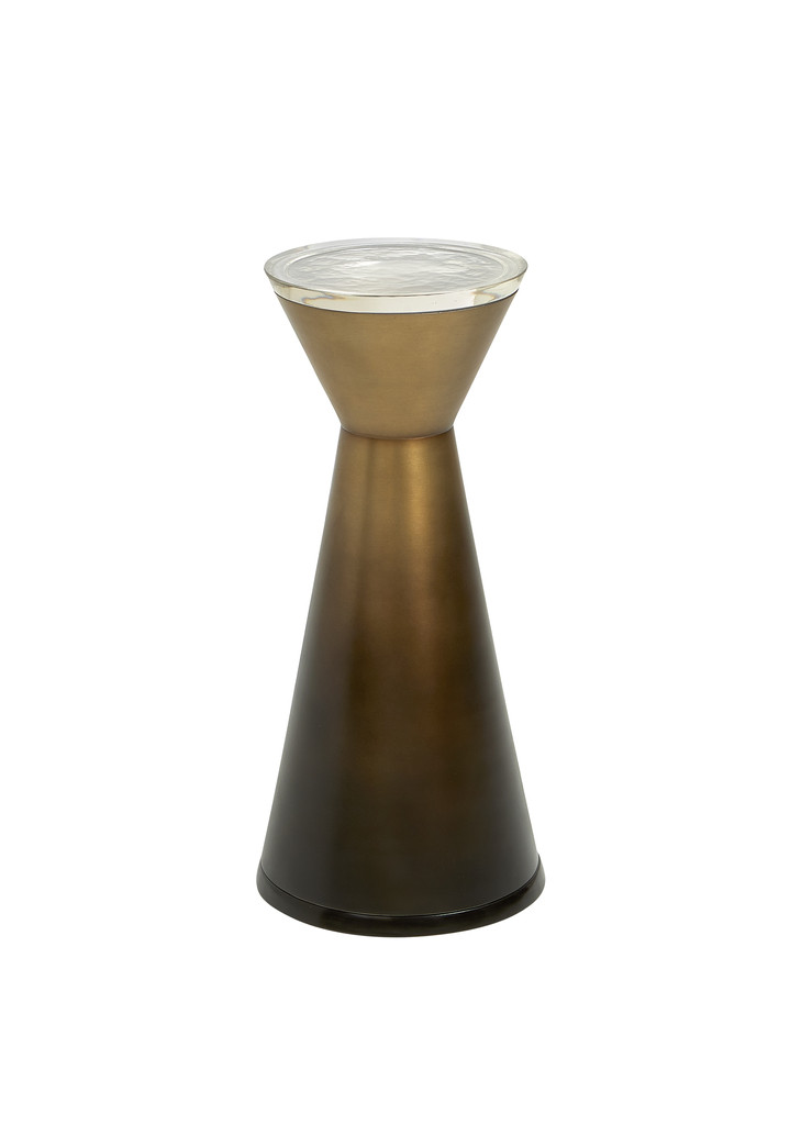 Hour Glass Martini Table In Ombre | 1stopbedrooms