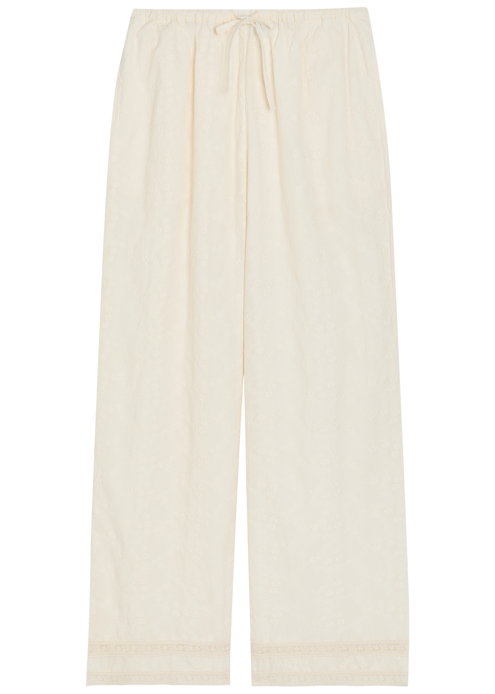 Giulia embroidered wide-leg trousers | Harvey Nichols