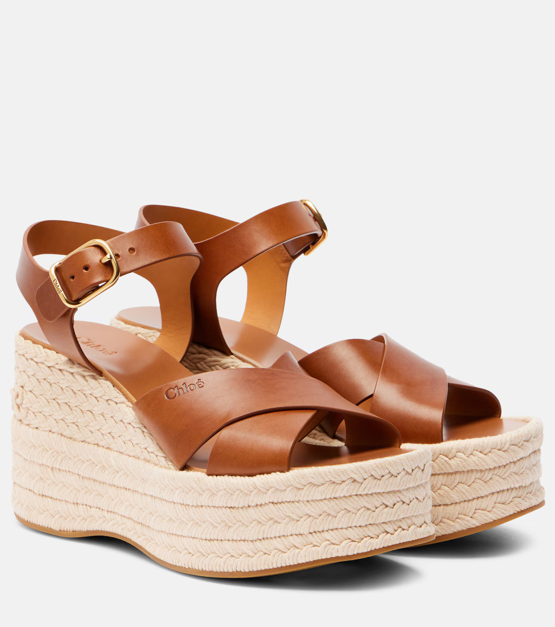 Isla leather espadrille wedges | Mytheresa (US/CA)