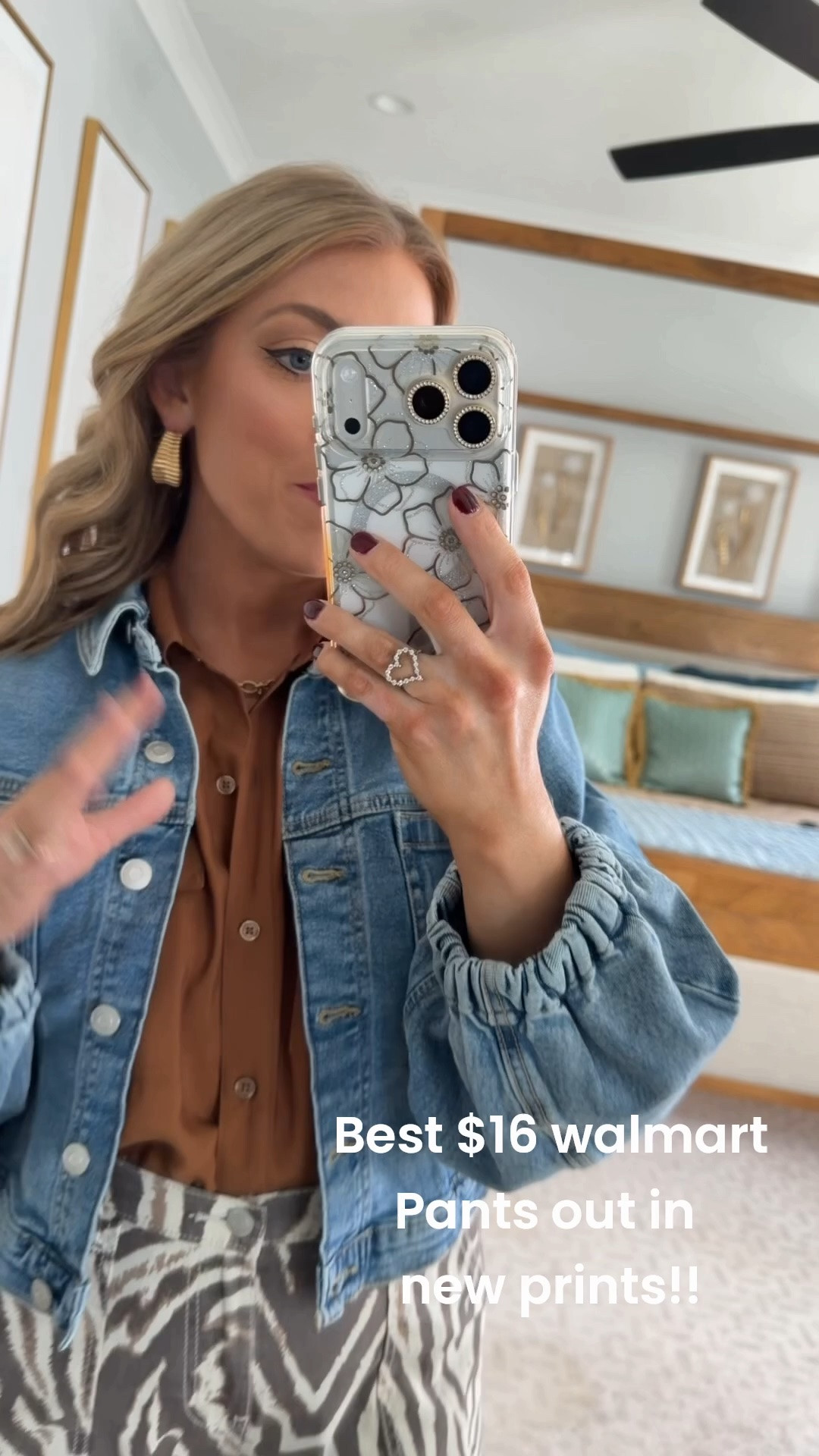 Walmart fashion is bringing the FUN with these new arrivals! 🤎🦓 These zebra print cargo pants are such a statement piece, and I love them paired with a rich brown top, denim jacket + neutral booties. The mix of denim, animal print and warm brown tones makes this such a cute fall outfit idea! 🍂

#walmartfashion #walmartfinds #walmartstyle #walmartnewarrivals #fallfashion #falloutfit #falloutfitideas #zebraprint #animalprint #cargopants #denimjacket #affordablefashion #womensfashion

#LTKootd #LTKPetite