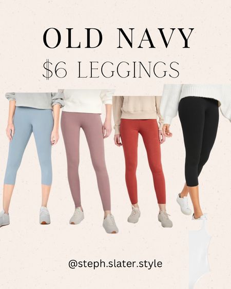 Old Navy $6 leggings today only. Sale. Workout. Athlesiure. Comfy. Mom style 

#LTKunder50 #LTKsalealert #LTKSeasonal