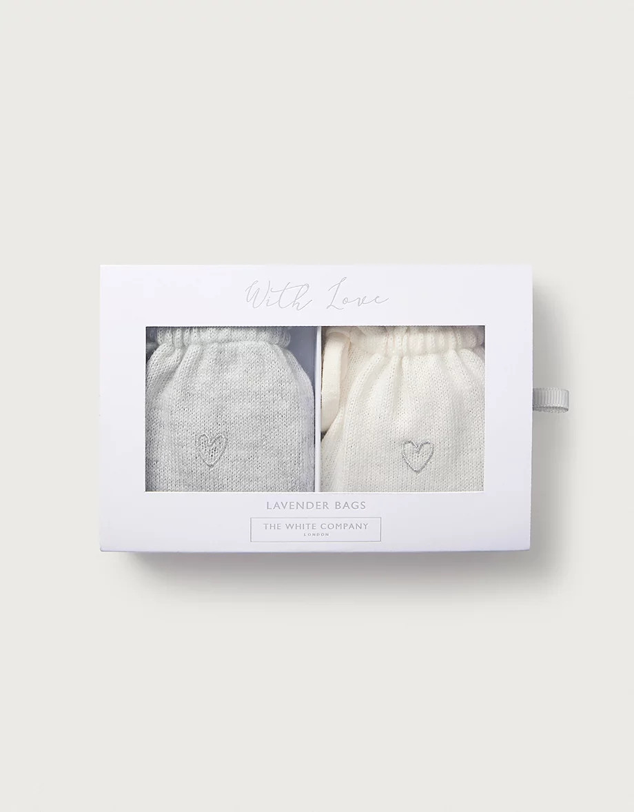 Wool-Cotton Lavender Bag - Set of 2 | The White Company UK & ROW