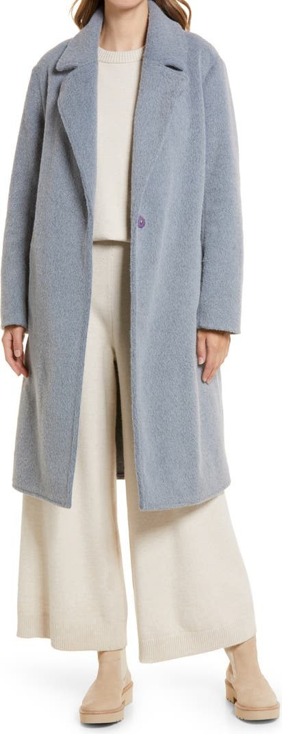 Women's Notch Collar Textured Coat | Nordstrom