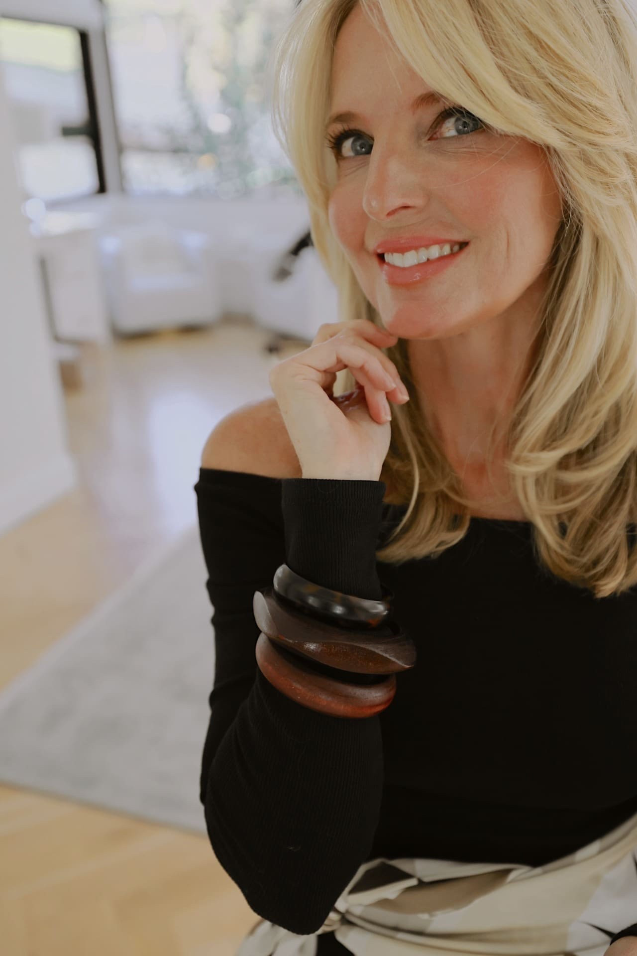 So excited that bangles are back in style! I layered 2 gorgeous brown sets together for this stacked look. 

#LTKFindsUnder100 #LTKSeasonal #LTKStyleTip