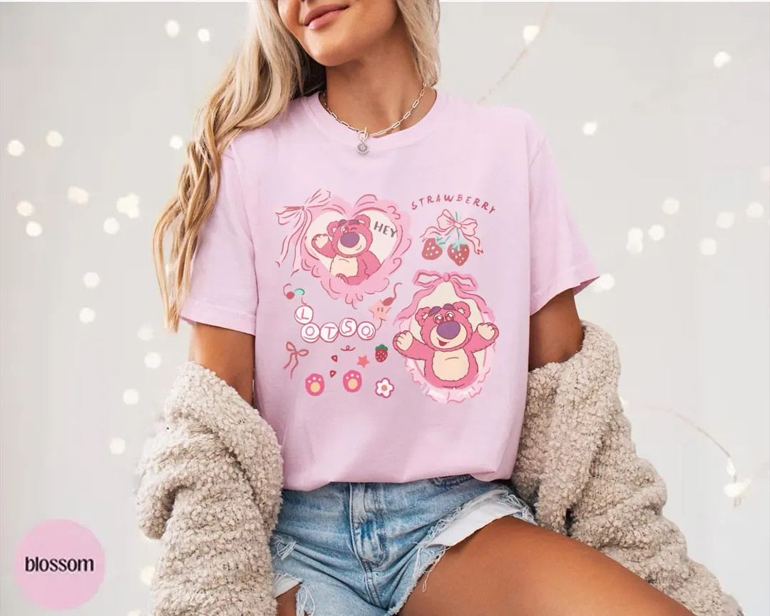 Disney Toy Story Lotso Shirt, Coquette Lotso Strawberry Bear Shirt, Lotso Shirt,lotso Huggin Bear... | Etsy (US)