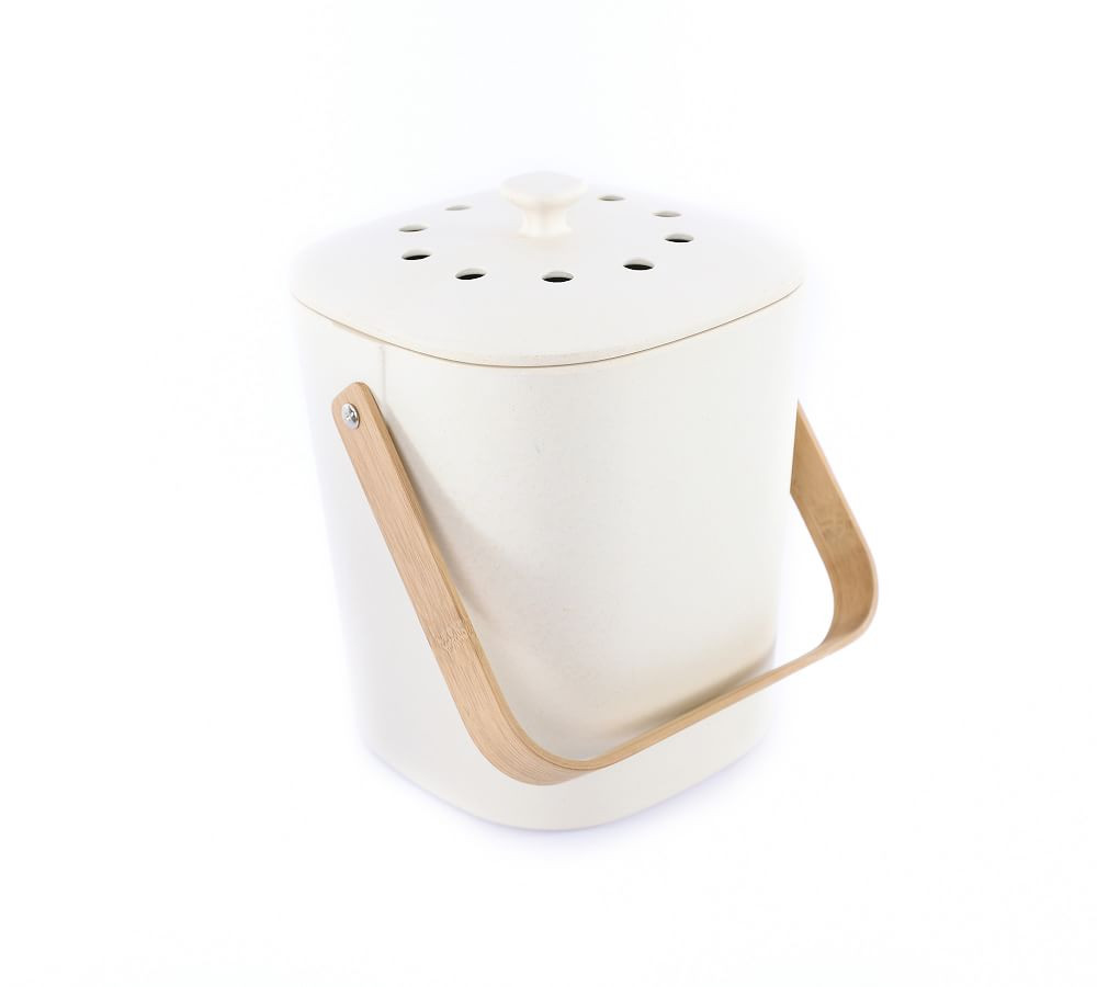 Bamboo Kitchen Compost Bin | Pottery Barn (US)