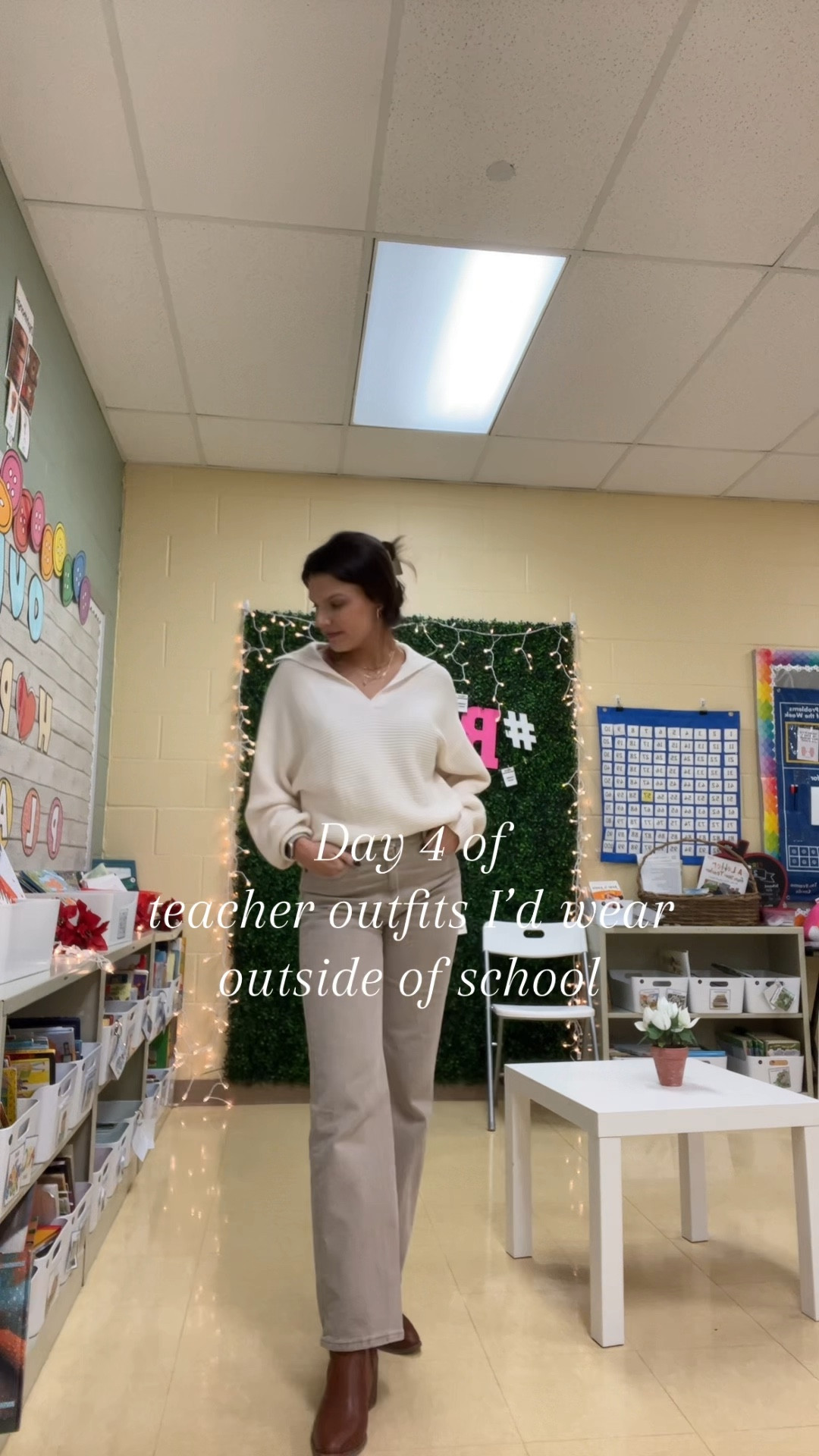 teacher ootd, teacher outfit, teacher style, amazon fashion, amazon finds, Abercrombie, 90s relaxed fit, neutral outfit, target style, brown boots, amazon jewelry, amazon sweater, collared sweater, gold jewelry, fall
Fashion, winter fashion, fall outfits, winter outfits 

#LTKstyletip #LTKworkwear #LTKfindsunder100