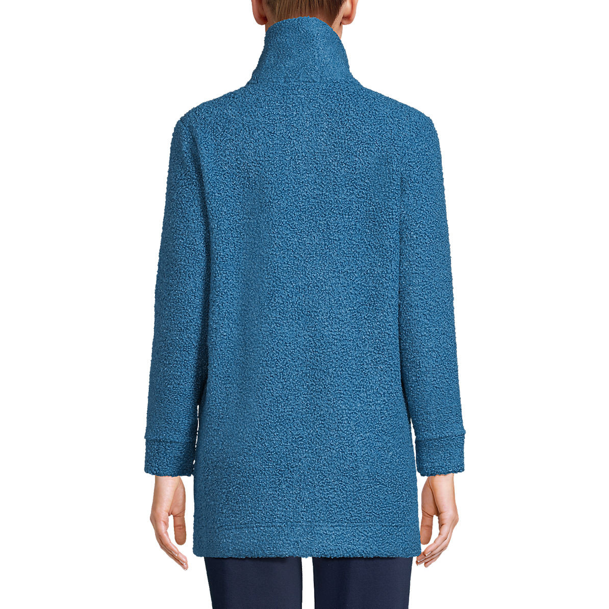 Women's Boucle Fleece Coat | Lands' End (US)