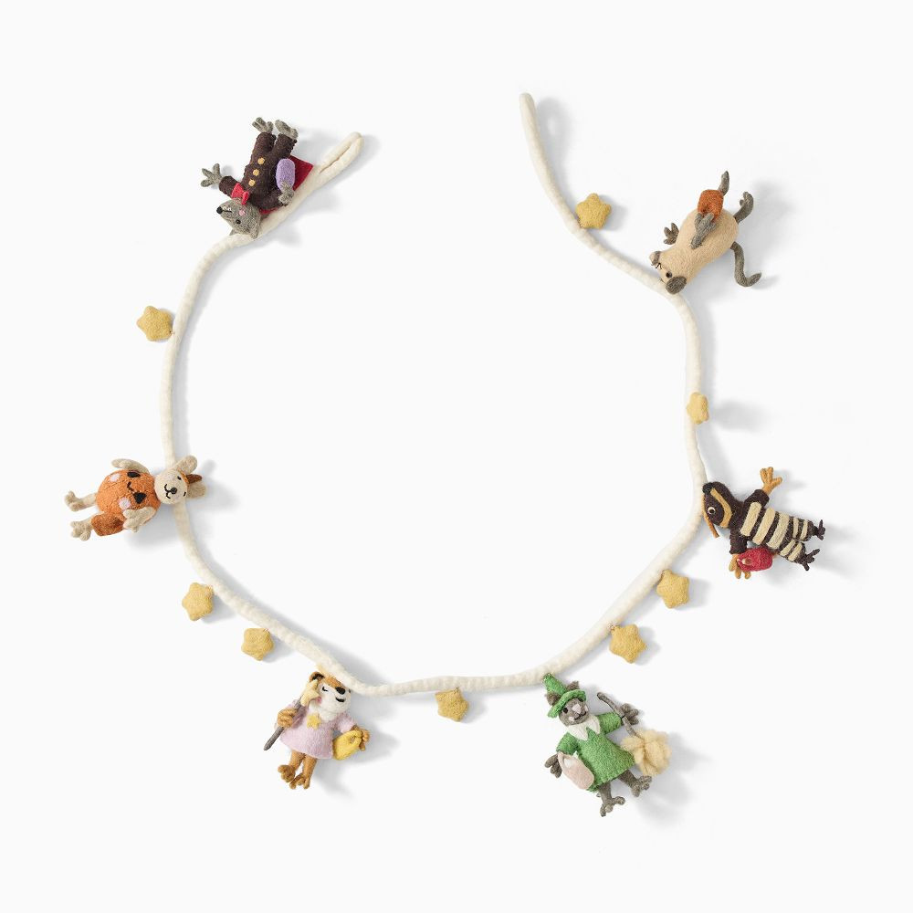 Critters in Costumes Felt Garland | West Elm (US)