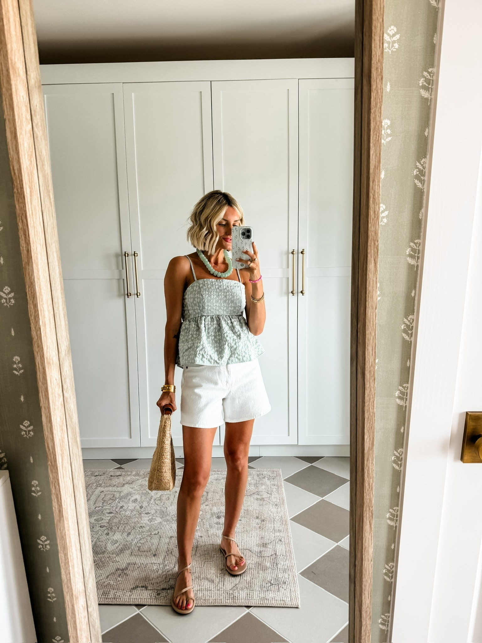 So impressed with this peplum tank from Amazon 👏🏼 wearing S/27.

Loverly Grey, Amazon find, Amazon fashion, peplum tank top, white denim shorts, white jean shorts, summer fashion, summer outfit ideas

#LTKootd #LTKSeasonal