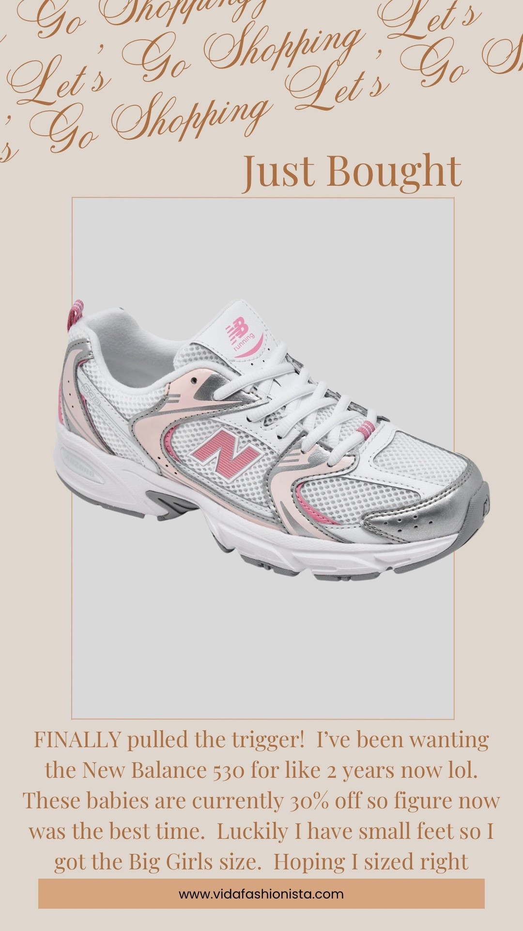 Big Girl’s (for ladies with small feet) New Balance 530

I got a size 5.5 in youth, will report back if I ordered the right size.  I’m typically a 6.5/7 in women’s 

#LTKValentine