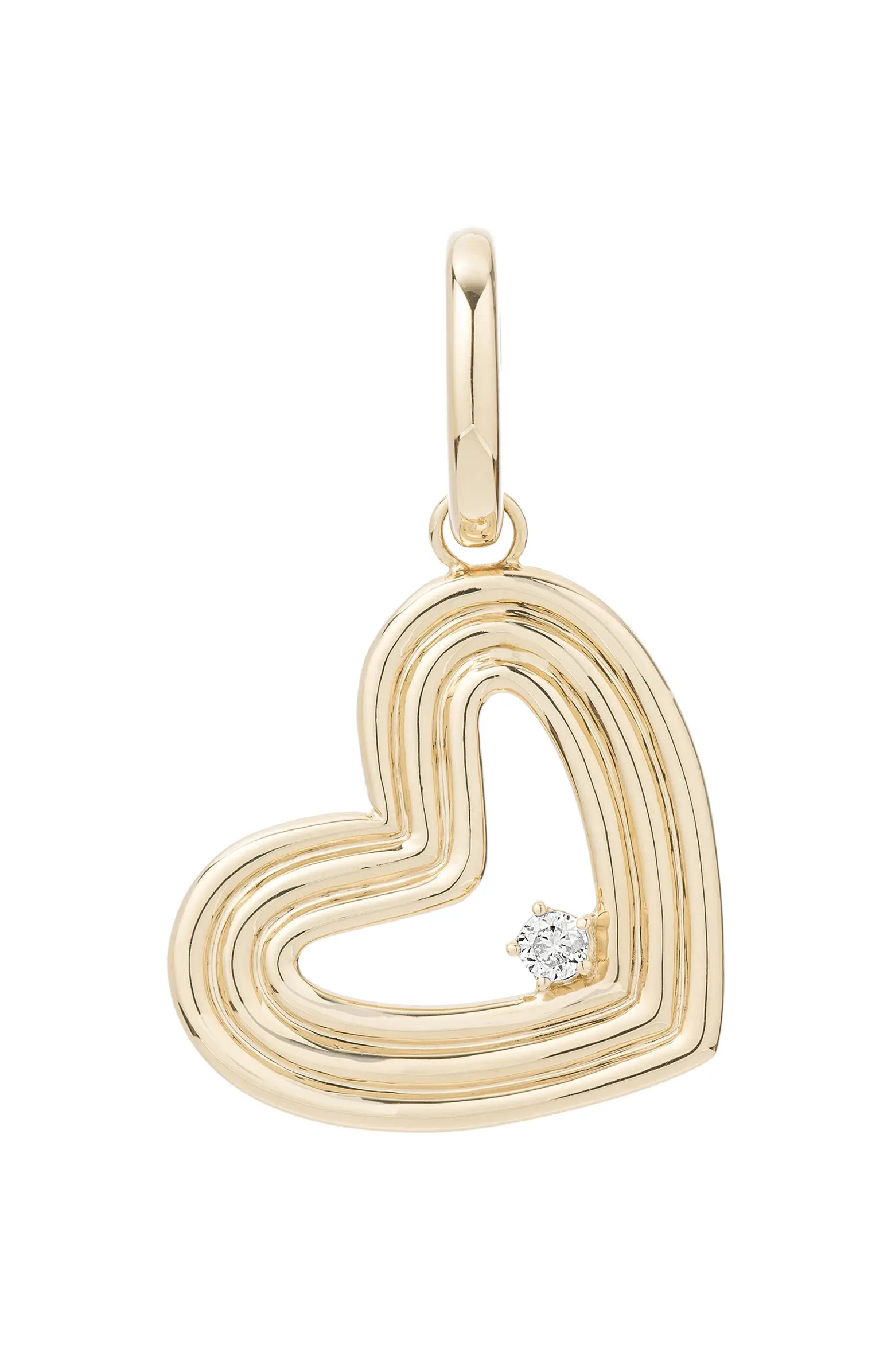 Groovy Heart Charm Pendant | Nordstrom
