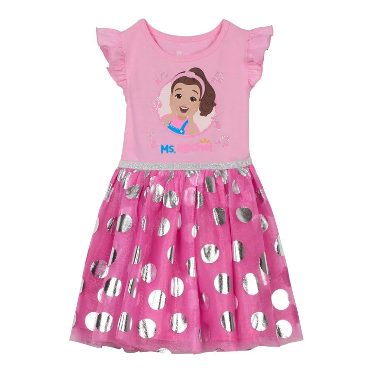 Ms. Rachel Tulle Dress Polka Dots Infant to Toddler | Walmart (US)