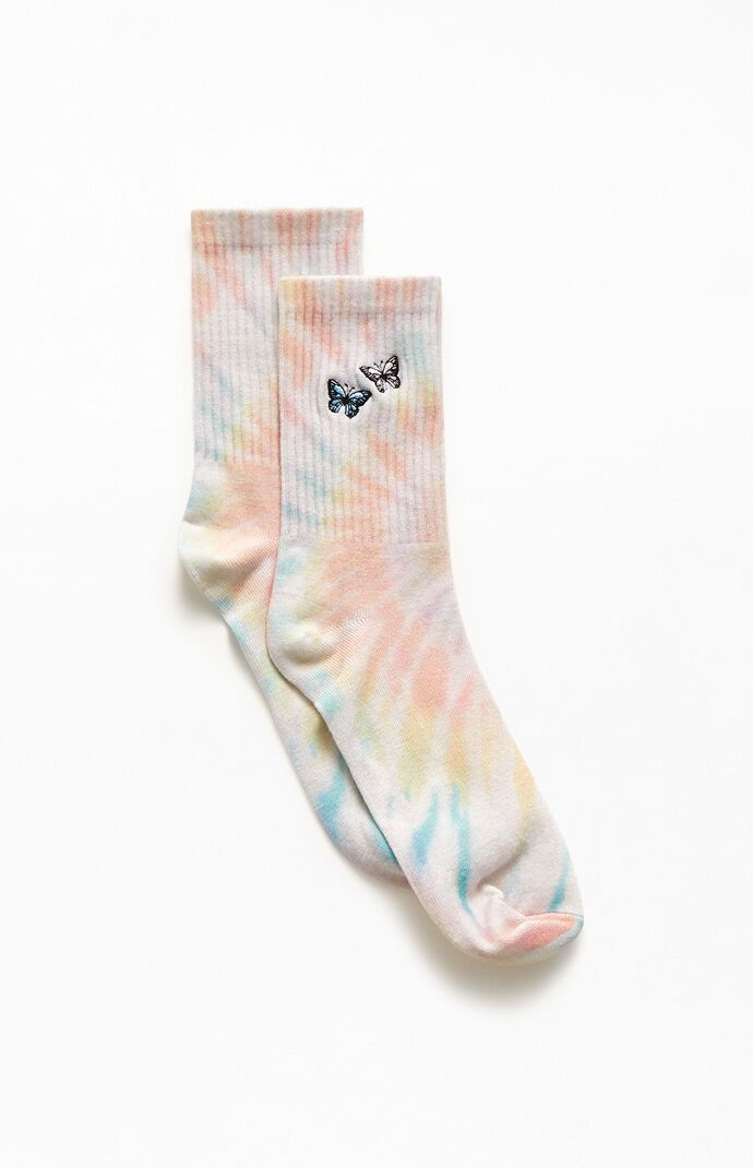 Desert Dreamer Tie Dye Double Butterfly Socks | PacSun