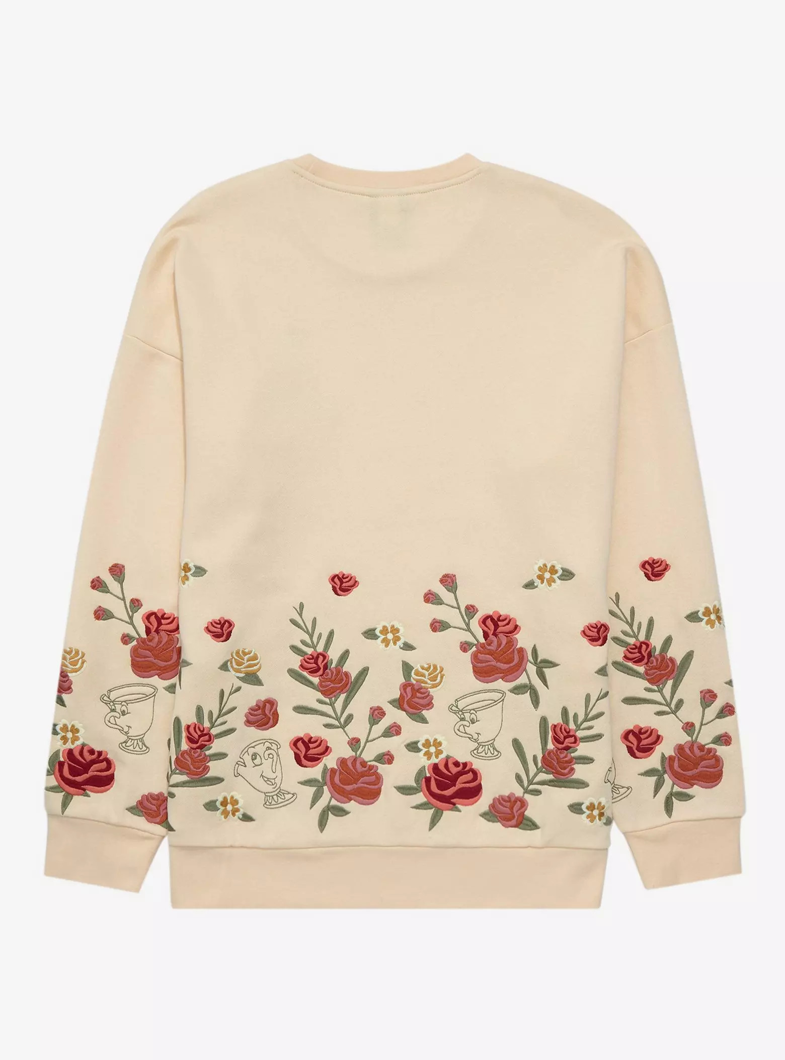 Disney Beauty and the Beast Belle Floral Women's Crewneck - BoxLunch Exclusive | BoxLunch
