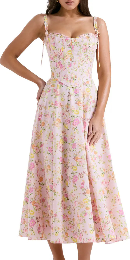 HOUSE OF CB Clarabelle Floral Print Sleeveless Maxi Dress | Nordstrom | Nordstrom