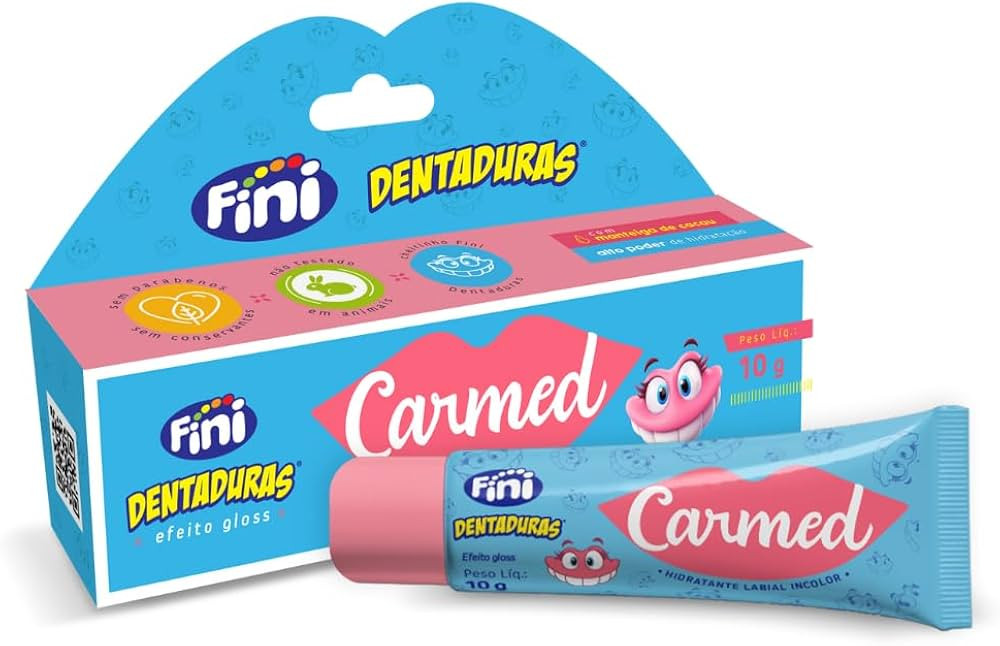 Hidratante Labial Carmed Fini Dentadura 10g | Amazon (BR)
