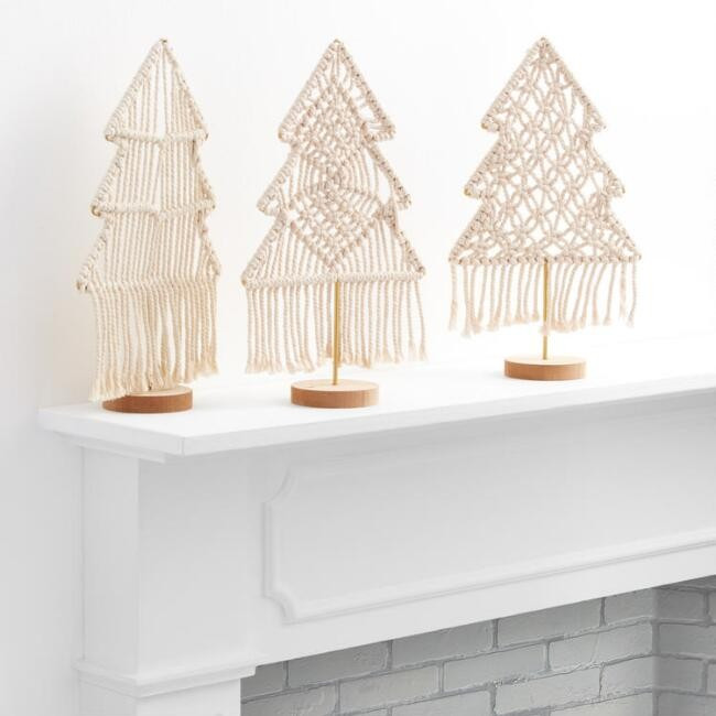 Macrame Tree Decor Set of 3 | World Market