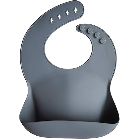 OXO Tot Roll-Up Bib 2 Pack Gray/Navy | Amazon (US)