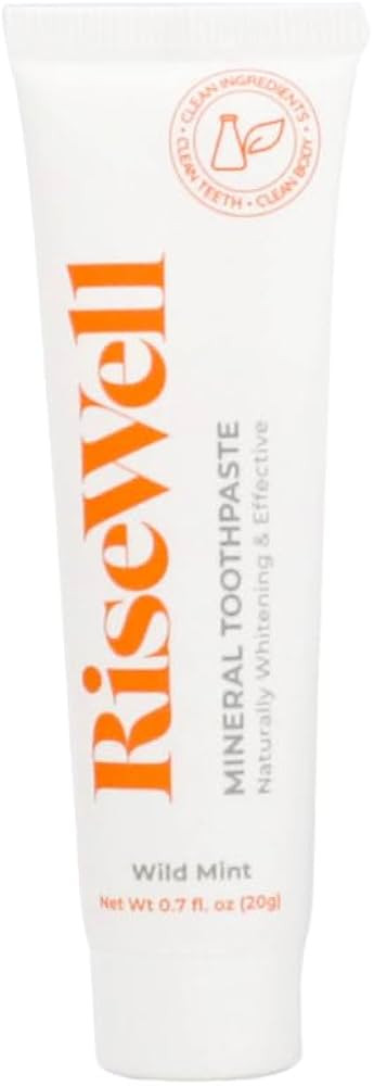 RiseWell Travel Mineral Toothpaste - TSA Approved - No Added Fluoride and SLS Free Travel Size To... | Amazon (US)