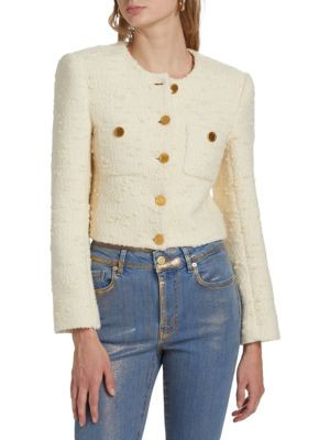 Bouclé Crop Jacket | Saks Fifth Avenue OFF 5TH