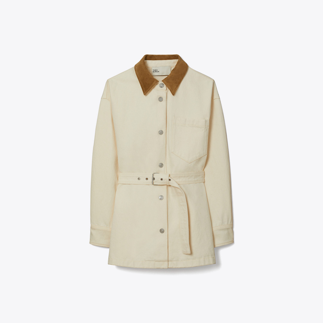Tory Burch Button Down Denim Jacket | Tory Burch (US)
