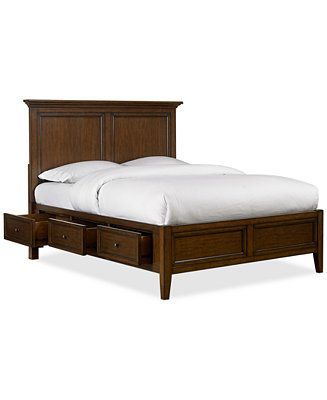 Furniture Matteo Storage Platform Queen Bed, Created for Macy's & Reviews - Furniture - Macy's | Macys (US)