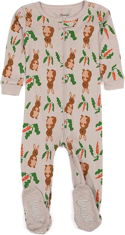 Leveret Kids Pajamas Baby Boys Girls Footed Pajamas Sleeper 100% Cotton (Size 6-12 Months-5 Toddl... | Amazon (US)