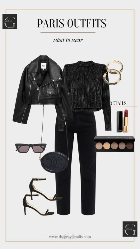 What to pack for Paris

Leather jacket
Sequin blouse
Black jeans
Fall date night outfit 



#LTKover40 #LTKstyletip #LTKtravel