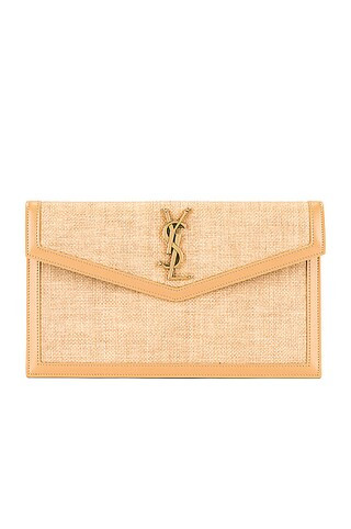 Uptown Raffia Pouch | FWRD 