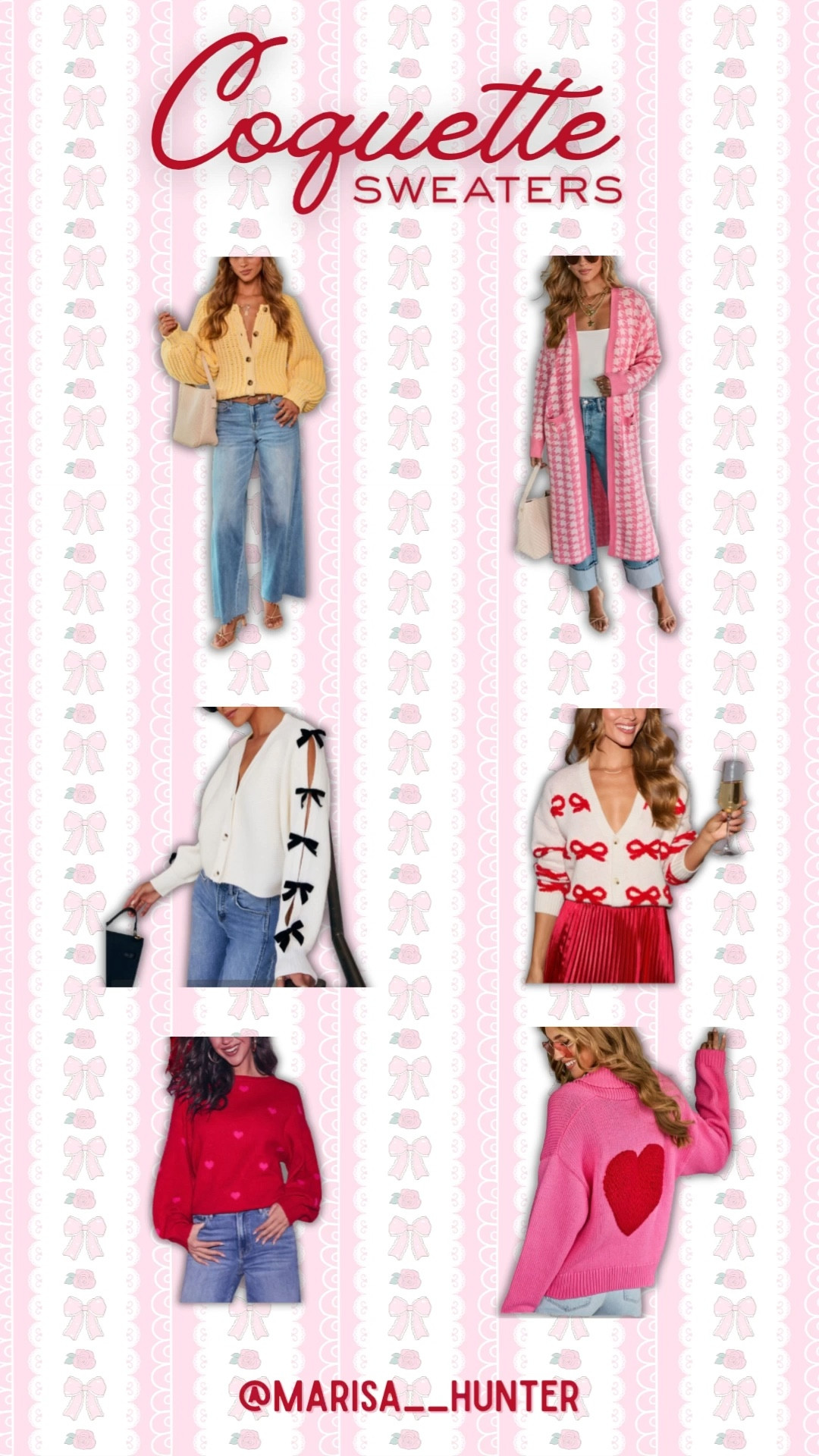 Sweater weather but make it cute 💕🎀 

Sweater cardigan bows butter yellow pink hearts what should moms wear mom style ootd  soft textures, girly colors, and the coziest fits—shop them all on LTK

#LTKootd #LTKmomlife #LTKSeasonal