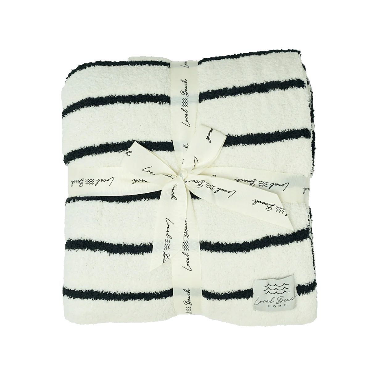 Striped Luxe Home Blanket | Local Beach