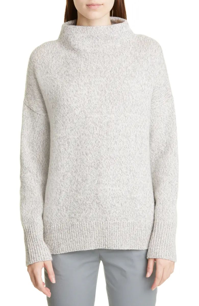 Marled Funnel Neck Wool Blend Sweater | Nordstrom