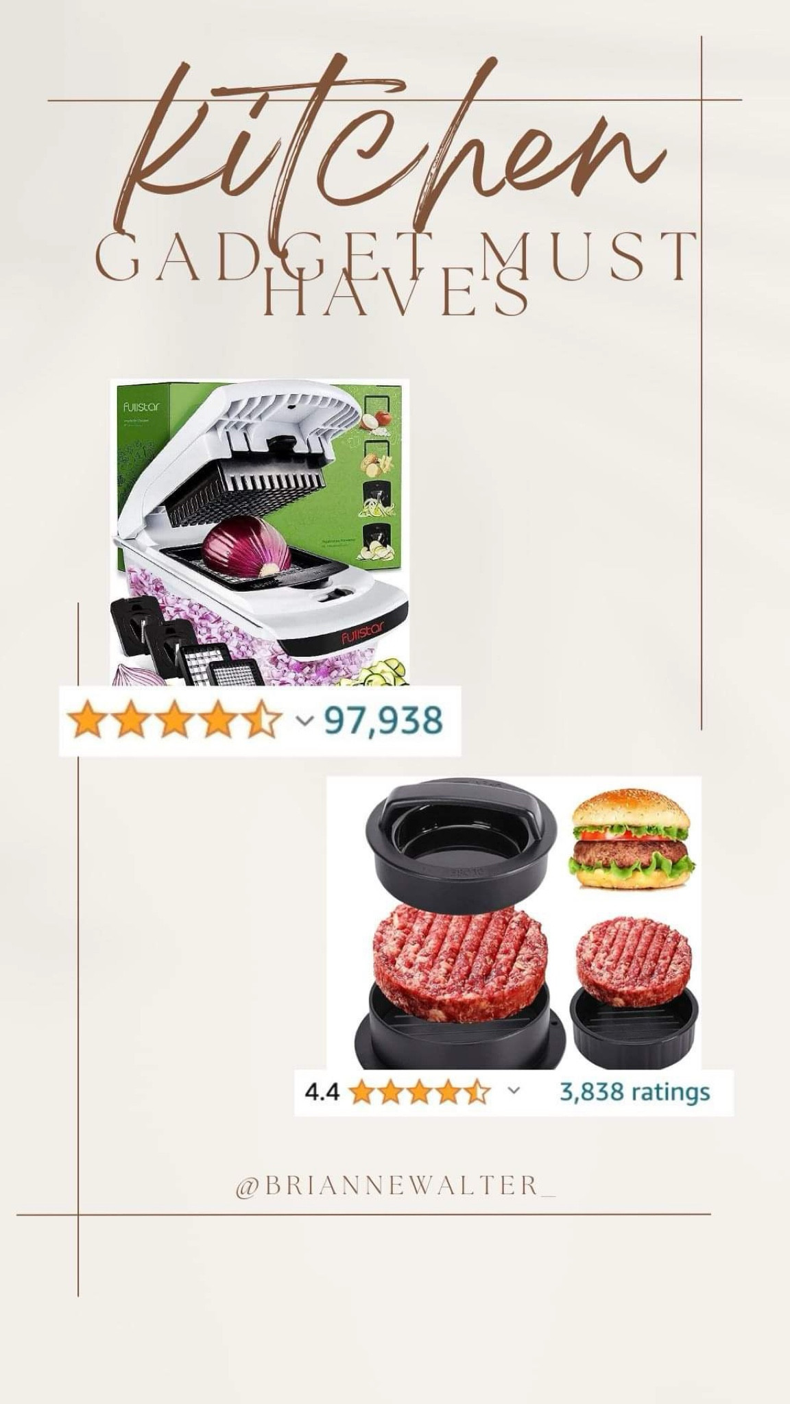 Two of my personal favourite kitchen must have gadgets for summer & bbq season! 

#LTKfindsunder50 #LTKhome #LTKSeasonal