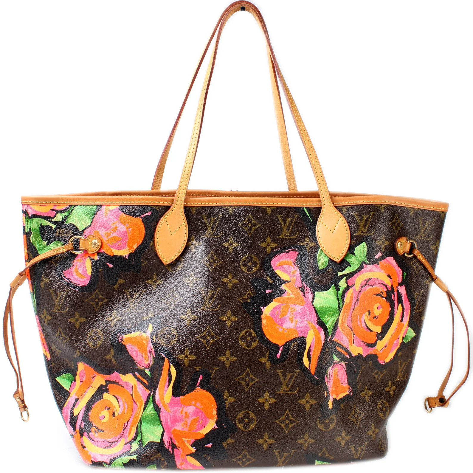 Neverfull MM Roses Monogram | Keeks Designer Handbags